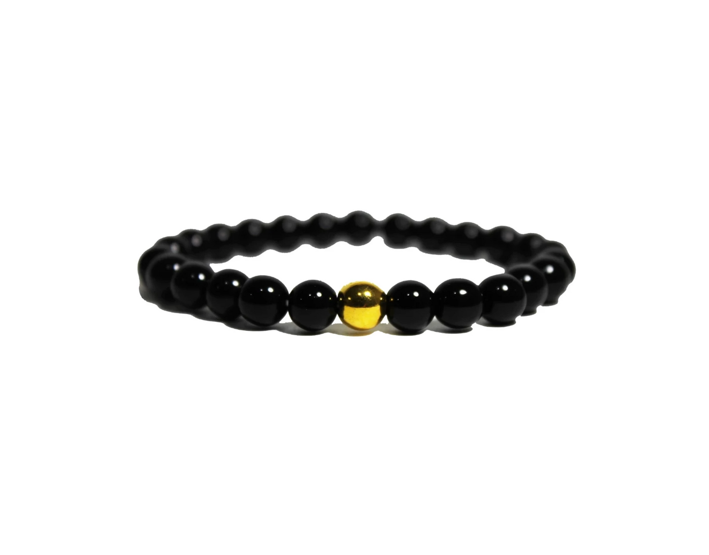 Bracelet - Black Onyx & Gold