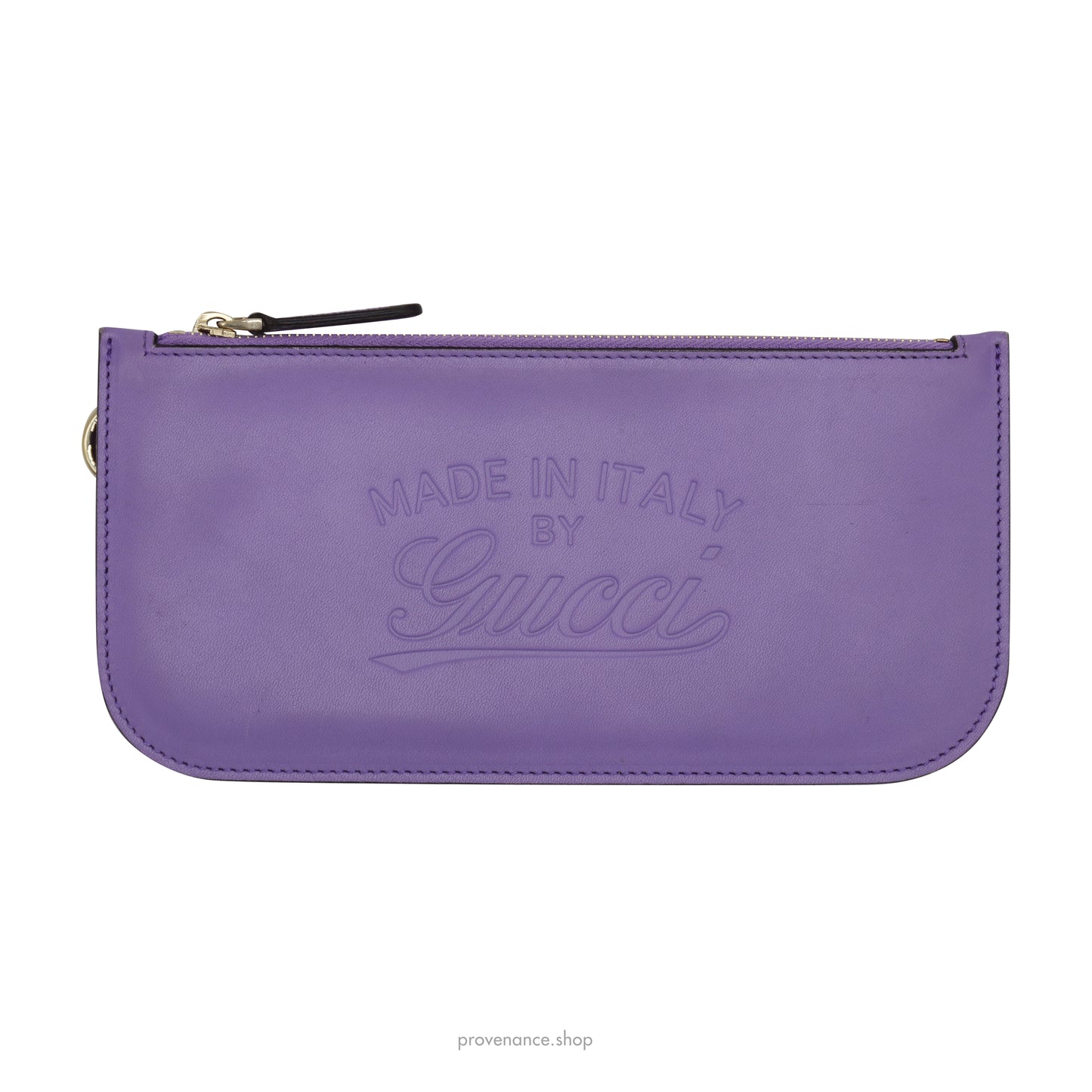 Gucci Zip Pouch - Lavender Leather