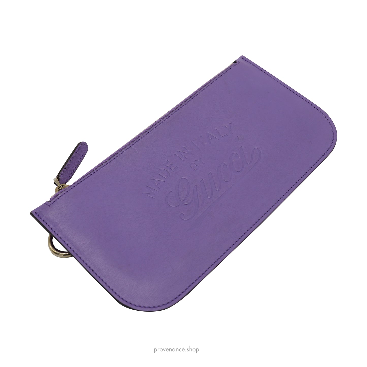 Gucci Zip Pouch - Lavender Leather