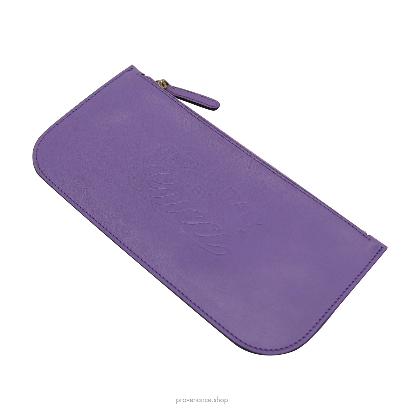 Gucci Zip Pouch - Lavender Leather