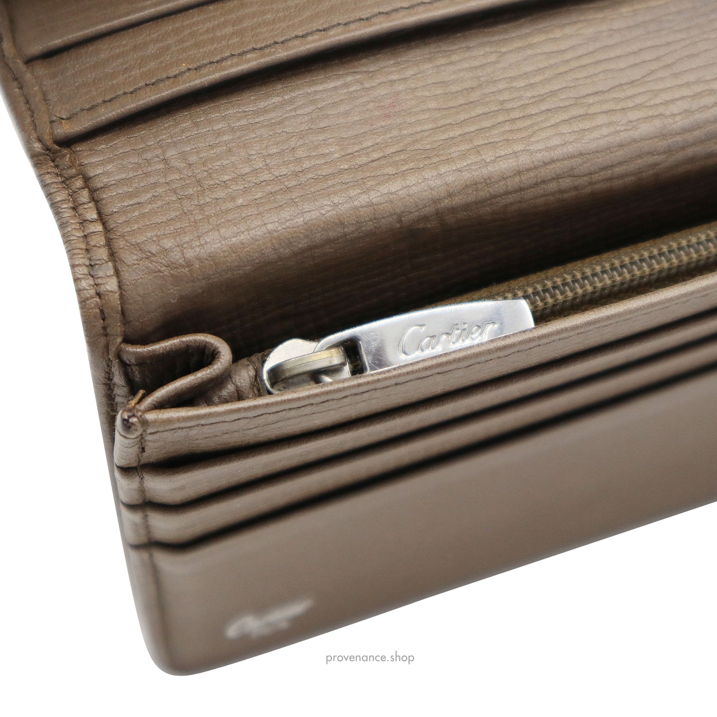 Cartier Long Wallet - Taupe Leather
