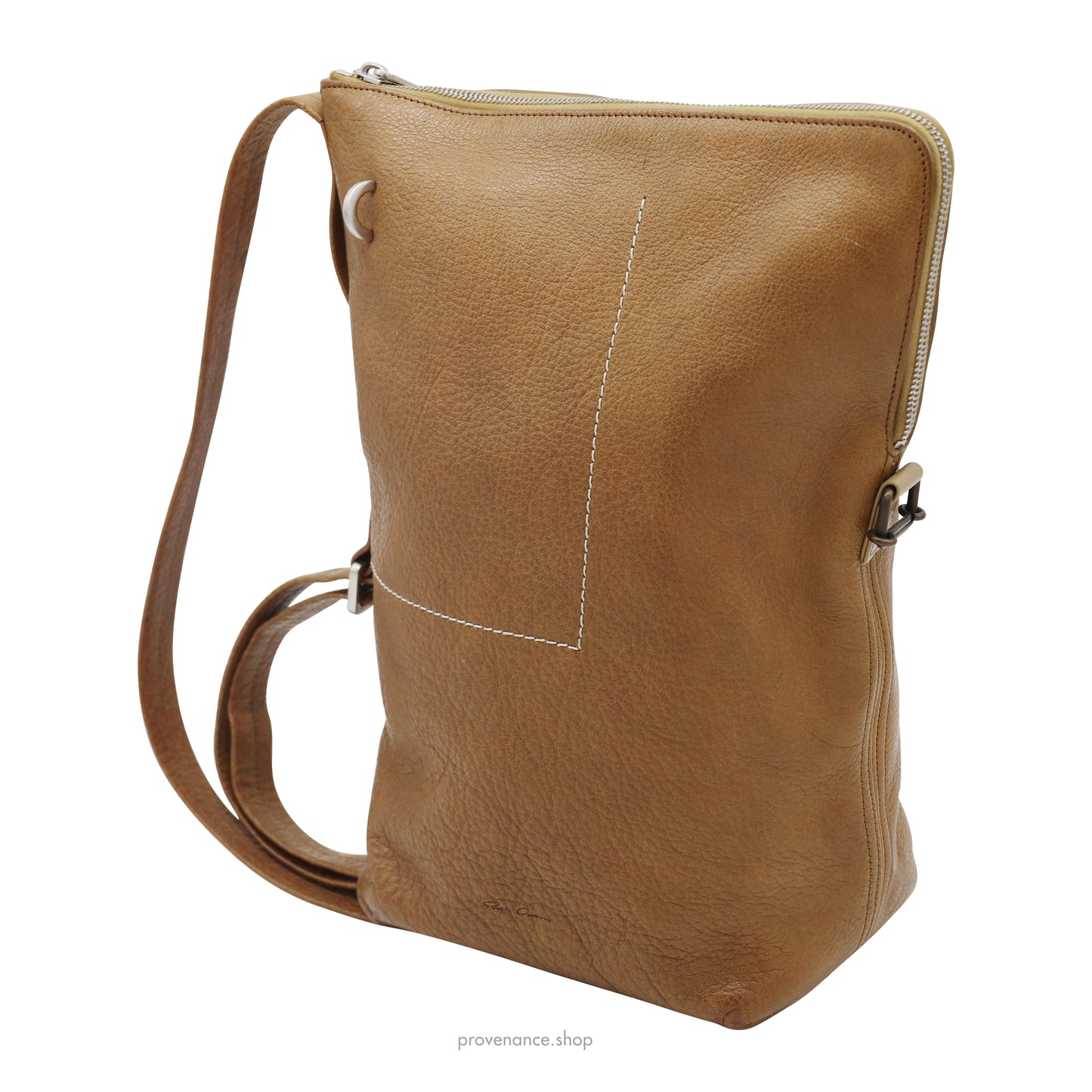 Rick Owens Shoulder Bag - Sand Tumbled Leather