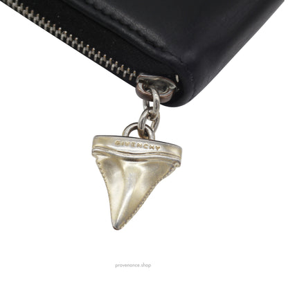 Givenchy Shark Tooth Zip Wallet - Black