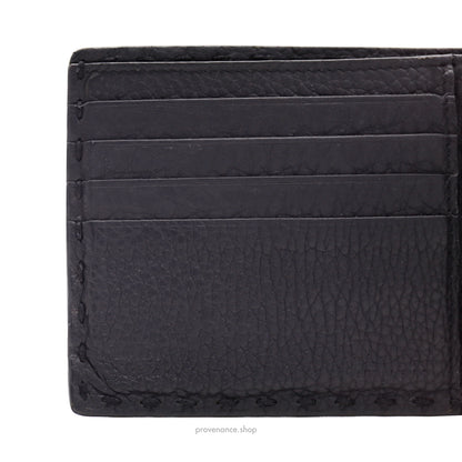 Fendi Selleria Horizontal Wallet - Black Roman Leather