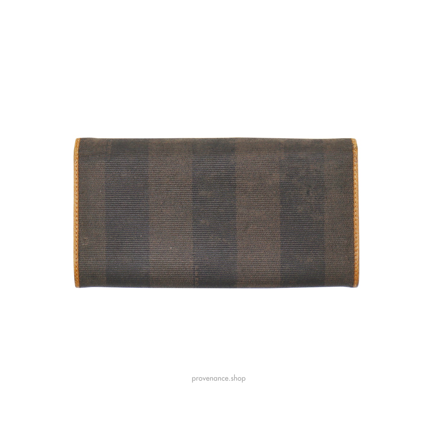 Fendi Pequin Striped Long Wallet