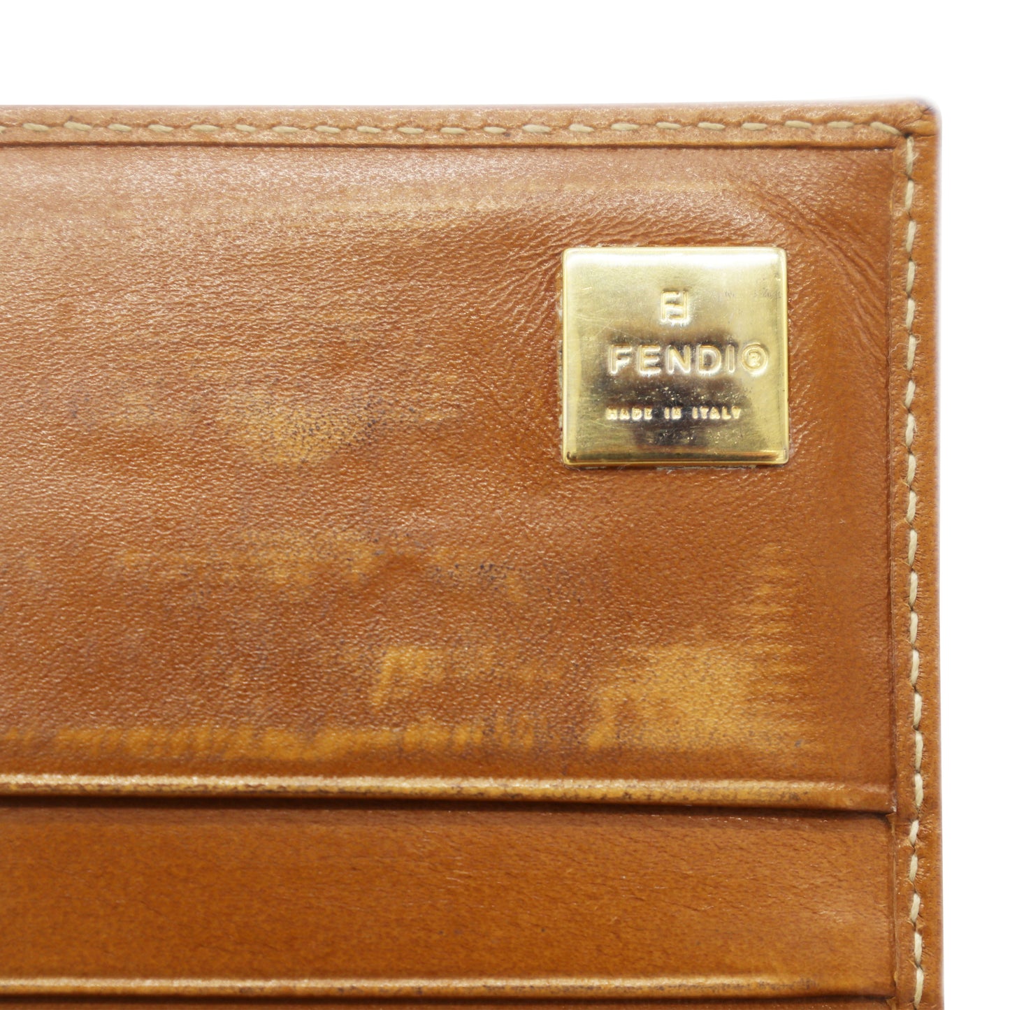 Fendi Pequin Striped Long Wallet