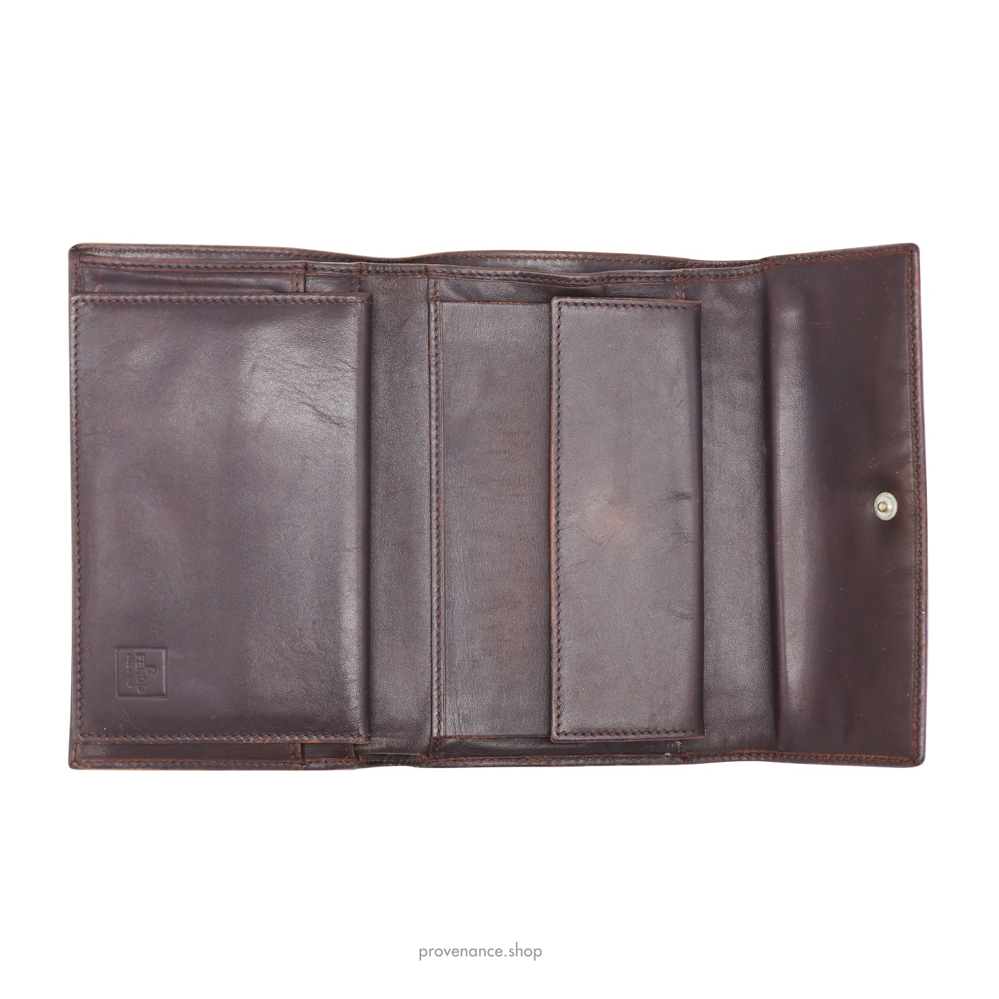 Fendi Trifold Wallet - FF Zucca