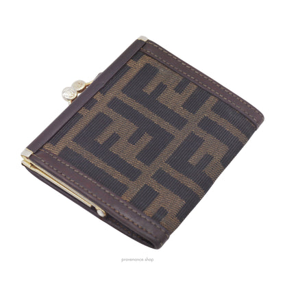 Fendi Snap Wallet - FF Zucca