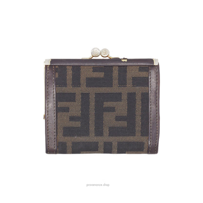 Fendi Snap Wallet - FF Zucca