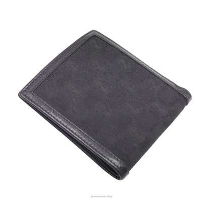 Gucci Bifold Wallet - GG Canvas with Leather Trim