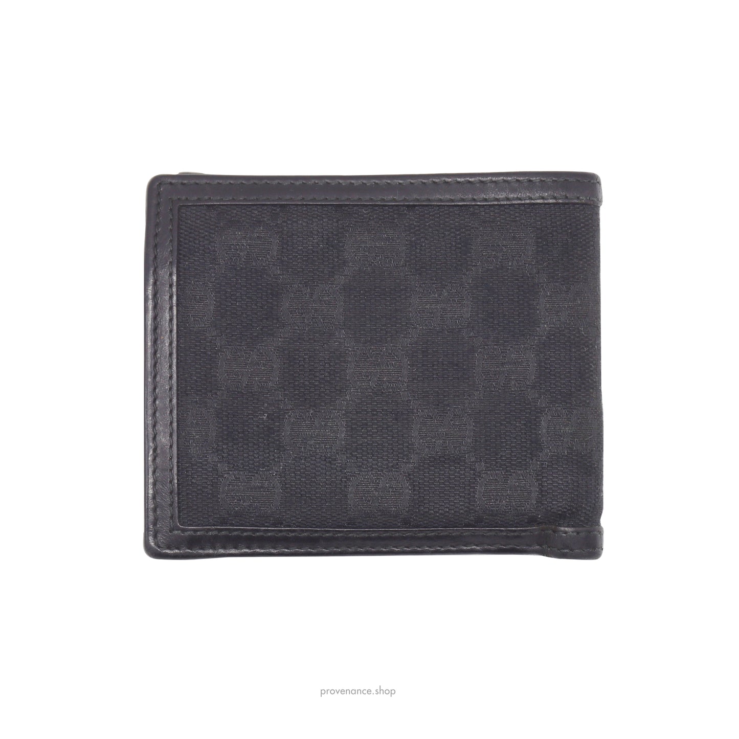 Gucci Bifold Wallet - GG Canvas with Leather Trim