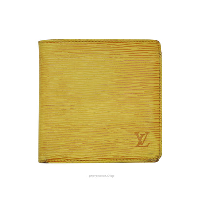 Louis Vuitton Marco Wallet in Tassil Yellow Epi Leather