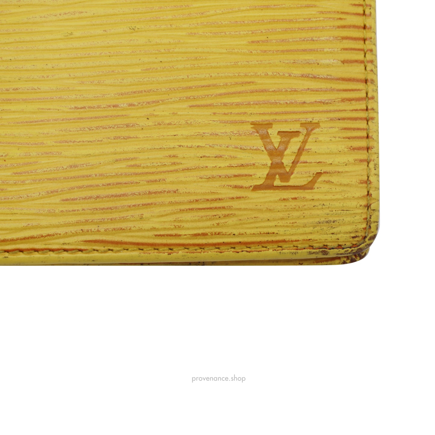 Louis Vuitton Marco Wallet in Tassil Yellow Epi Leather