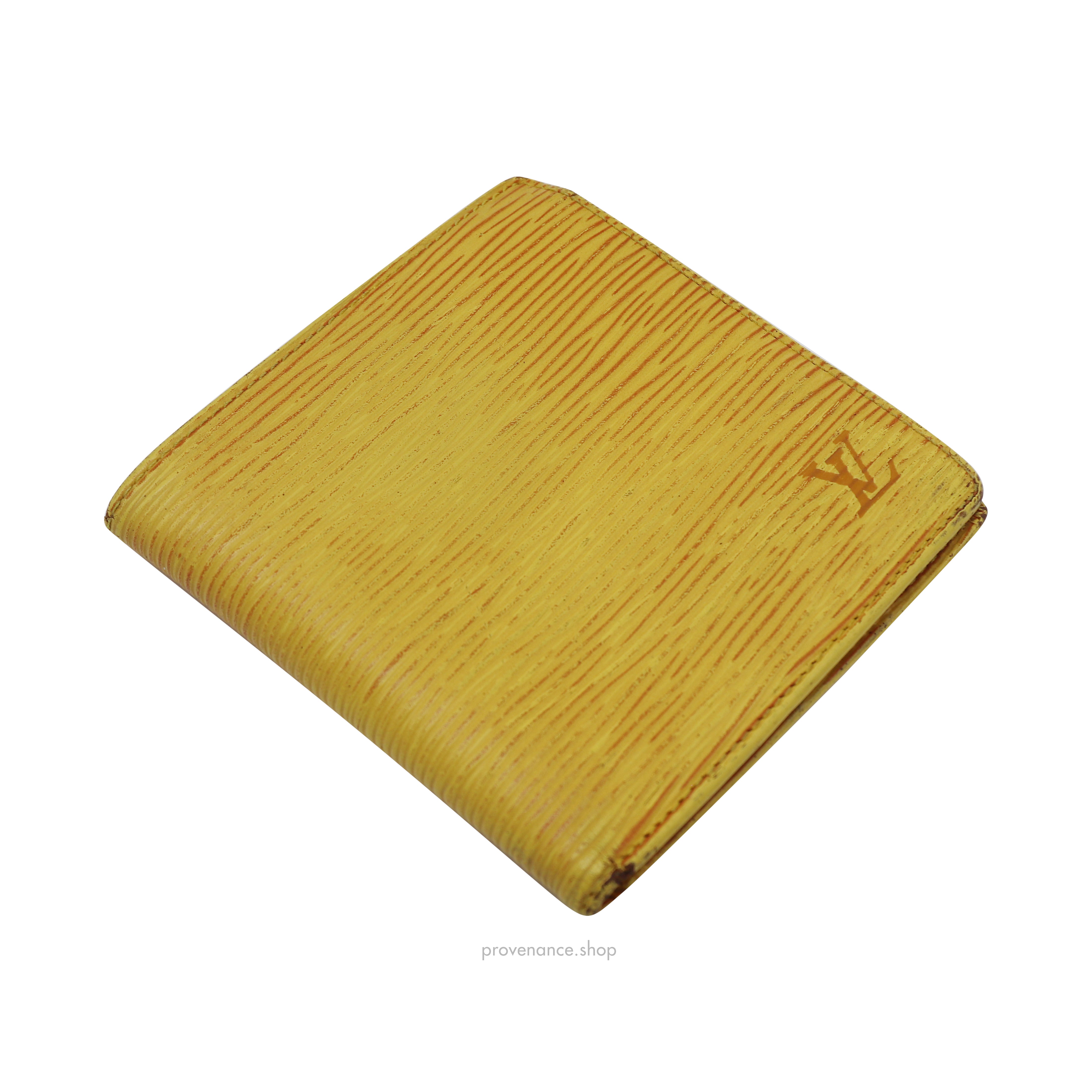 Louis Vuitton Marco Wallet in Tassil Yellow EPI Leather