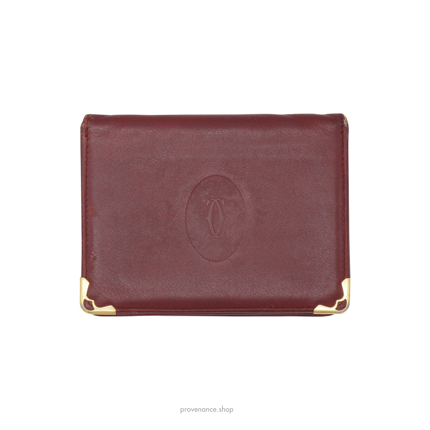 Cartier Pocket Organizer Wallet - Burgundy Leather