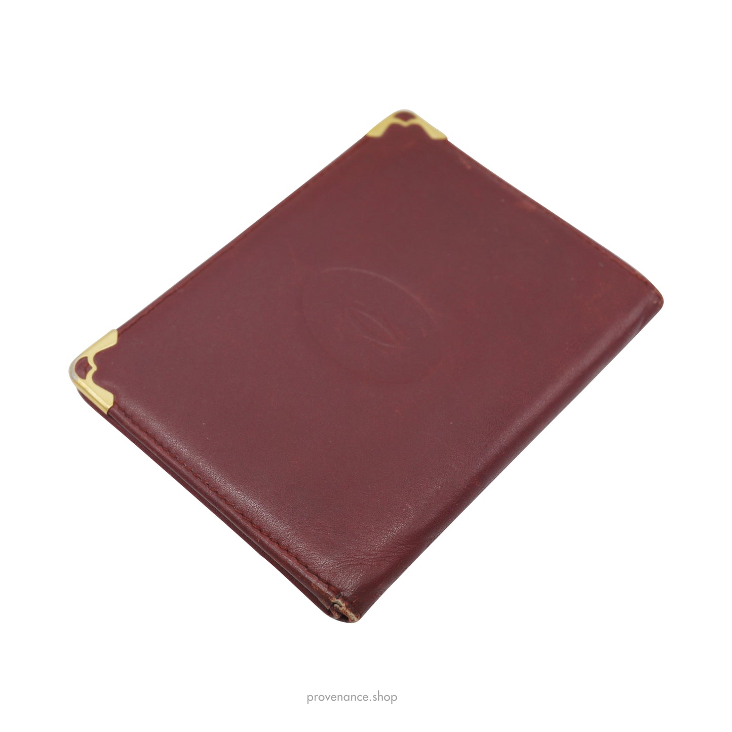 Cartier Pocket Organizer Wallet - Burgundy Leather