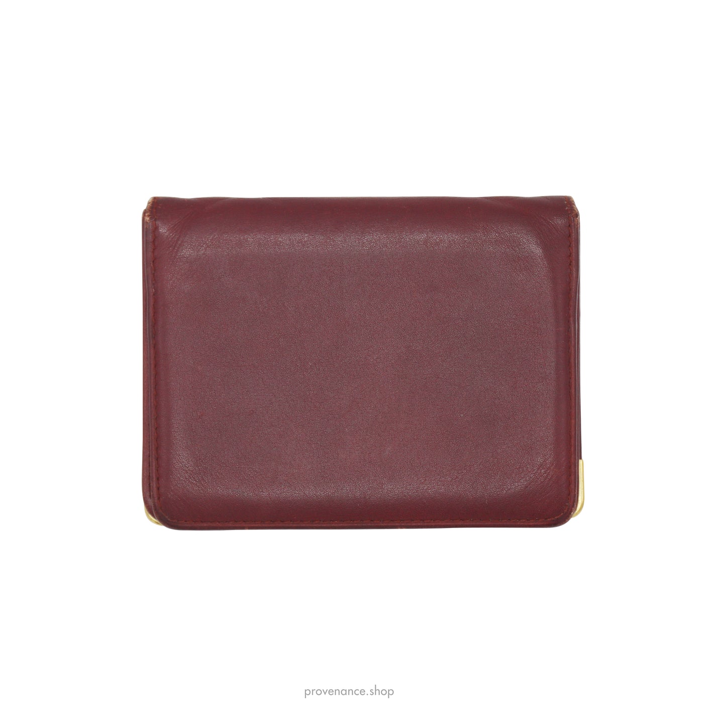 Cartier Pocket Organizer Wallet - Burgundy Leather