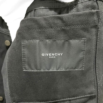 Givenchy Star-Studded Denim Jacket - Black