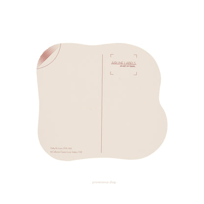 Louis Vuitton Airline Label Postcard - DELTA AIRLINES