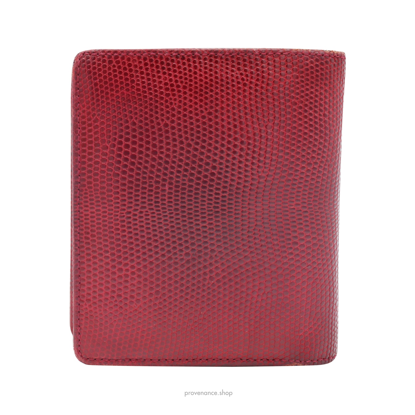 Louis Vuitton Tall Bifold Wallet - Rubis Lizard Leather