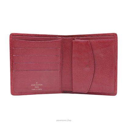 Louis Vuitton Tall Bifold Wallet - Rubis Lizard Leather