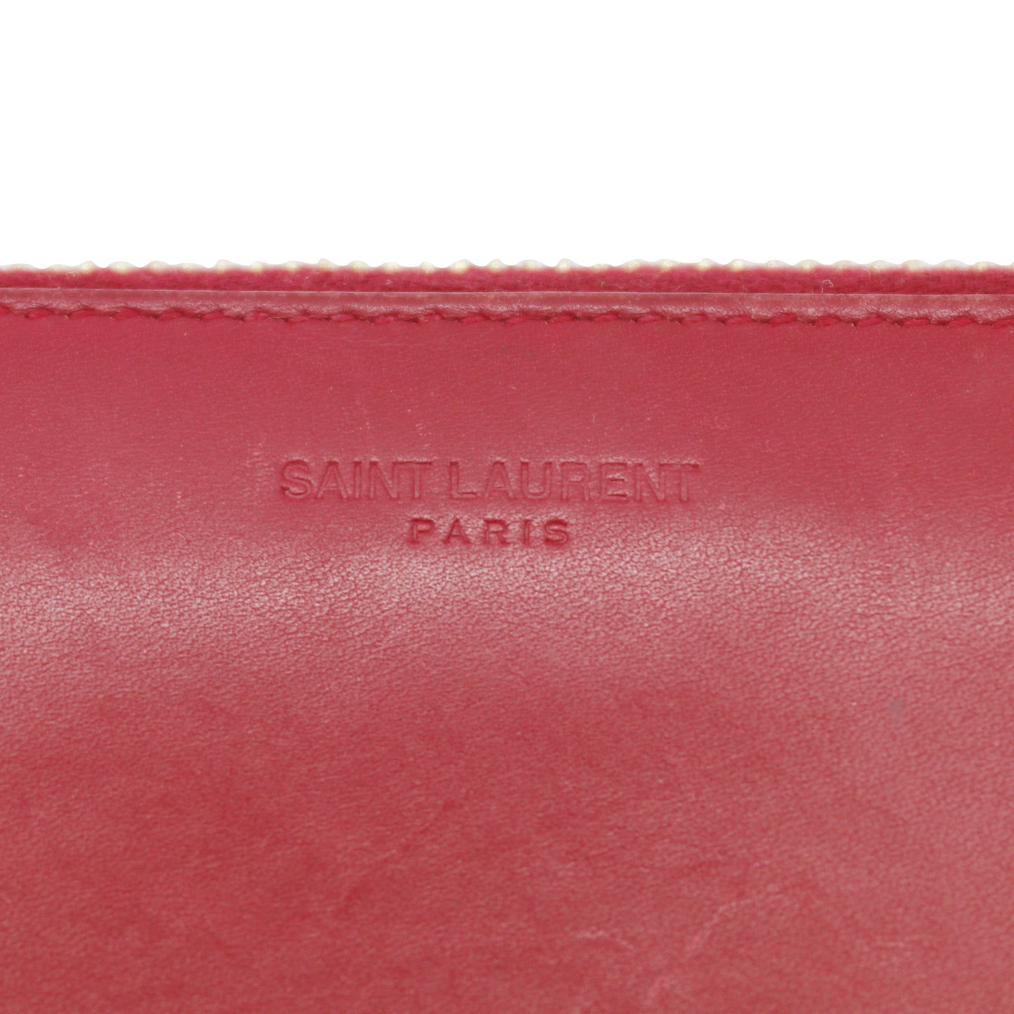 SLP Zip Long Wallet - Poppy Red Leather