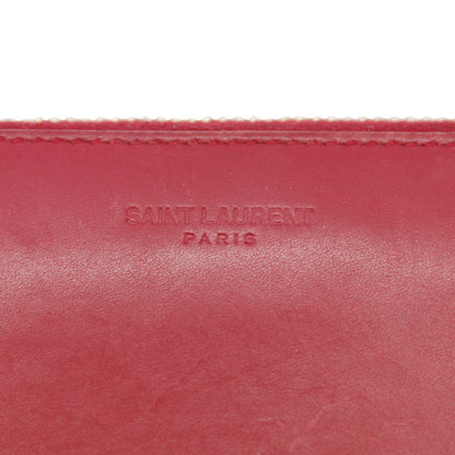 SLP Zip Long Wallet - Poppy Red Leather