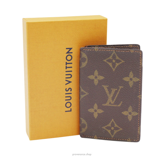 Louis Vuitton Pocket Organizer Card Wallet - Monogram