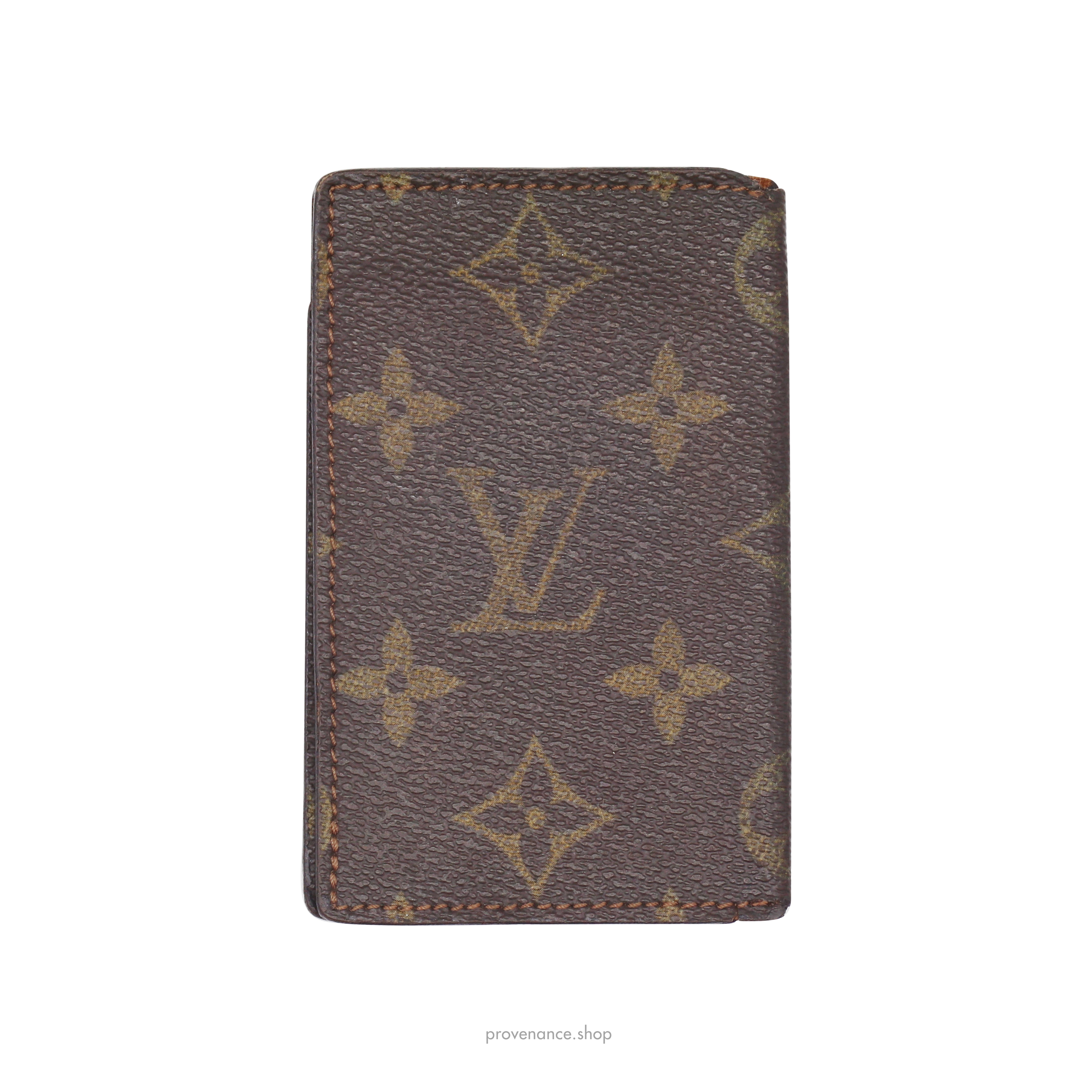 Pocket organizer leather small bag Louis Vuitton Gold in Leather