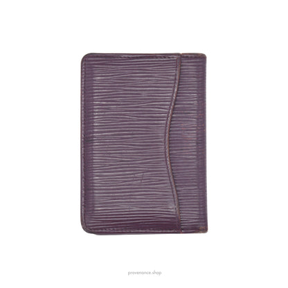 Louis Vuitton Pocket Organizer Wallet - Cassis Epi