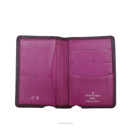 Louis Vuitton Pocket Organizer Wallet - Cassis Epi