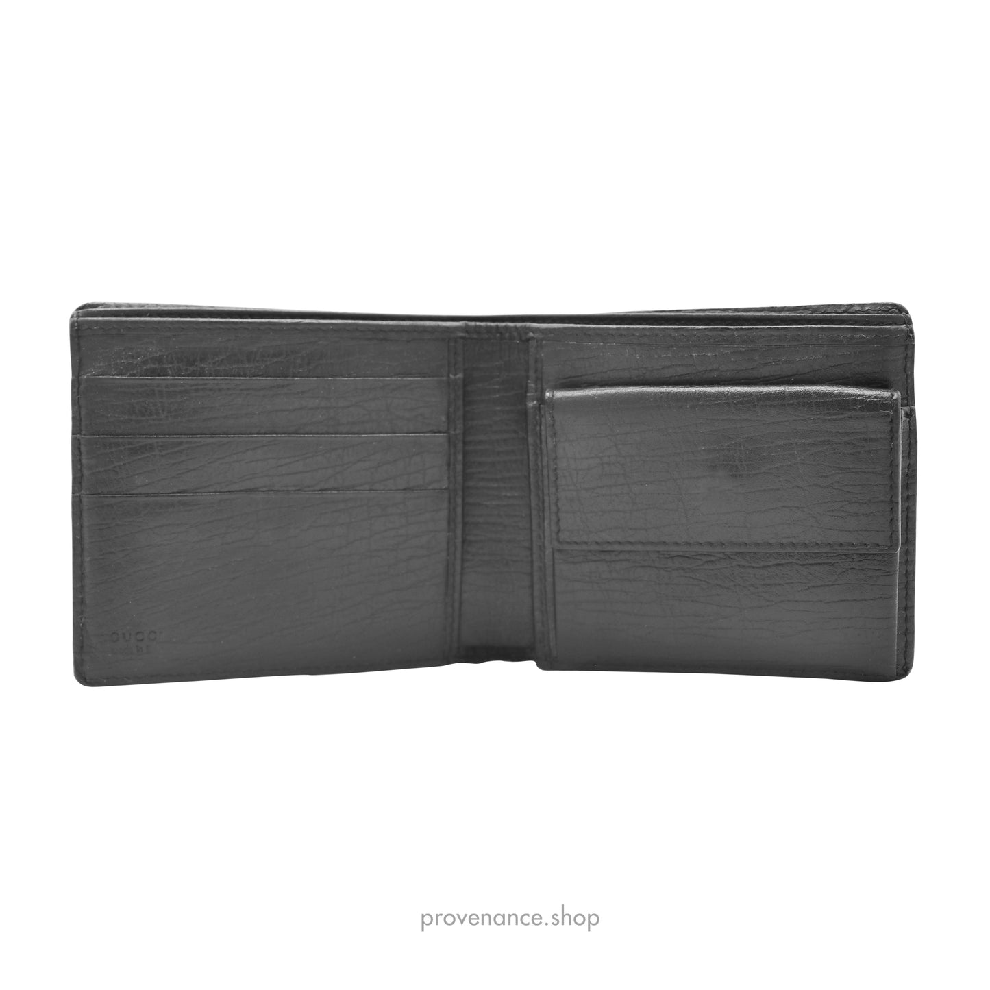 Gucci GG Supreme Bifold Wallet - Black