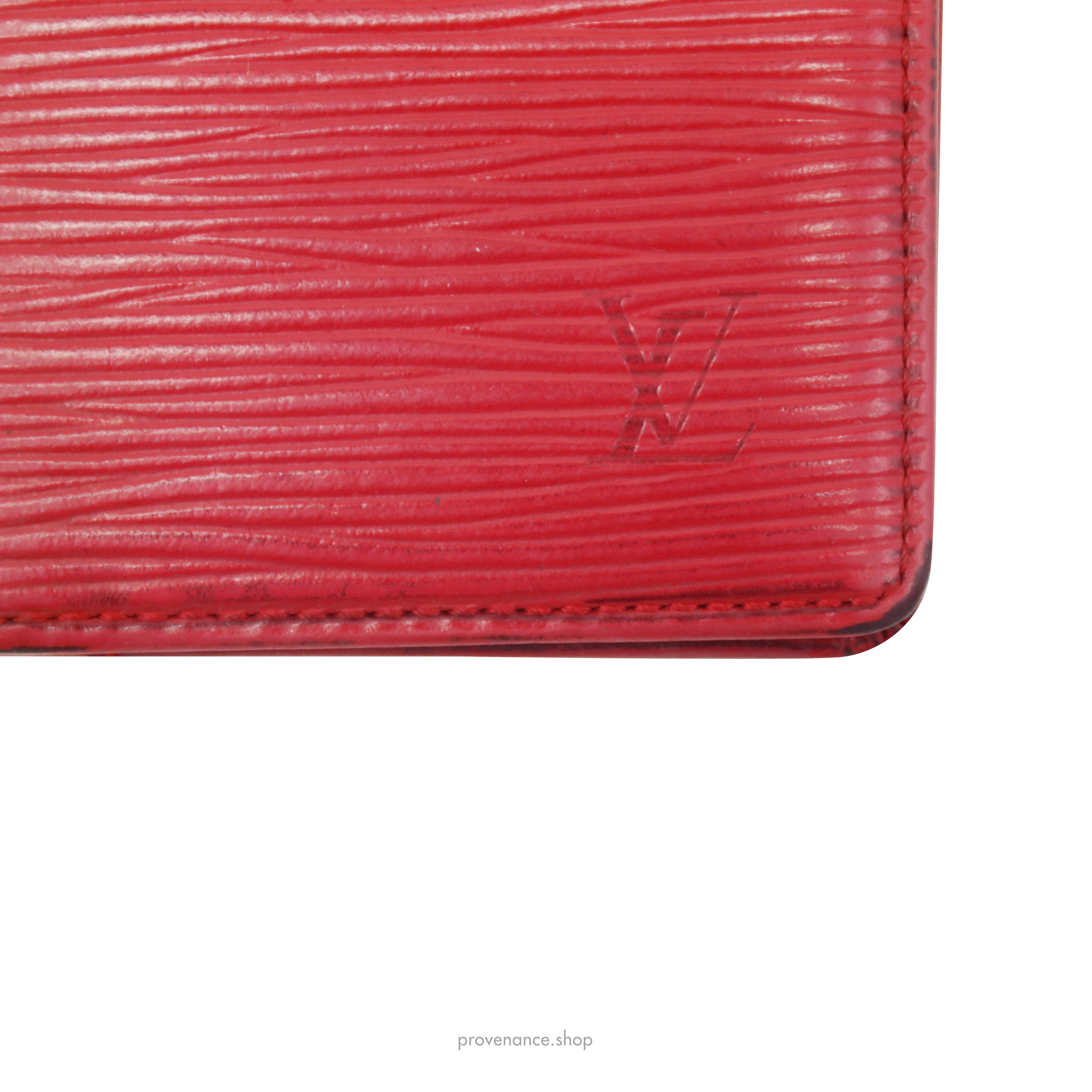 Louis Vuitton Pocket Organizer Red Vermillon EPI