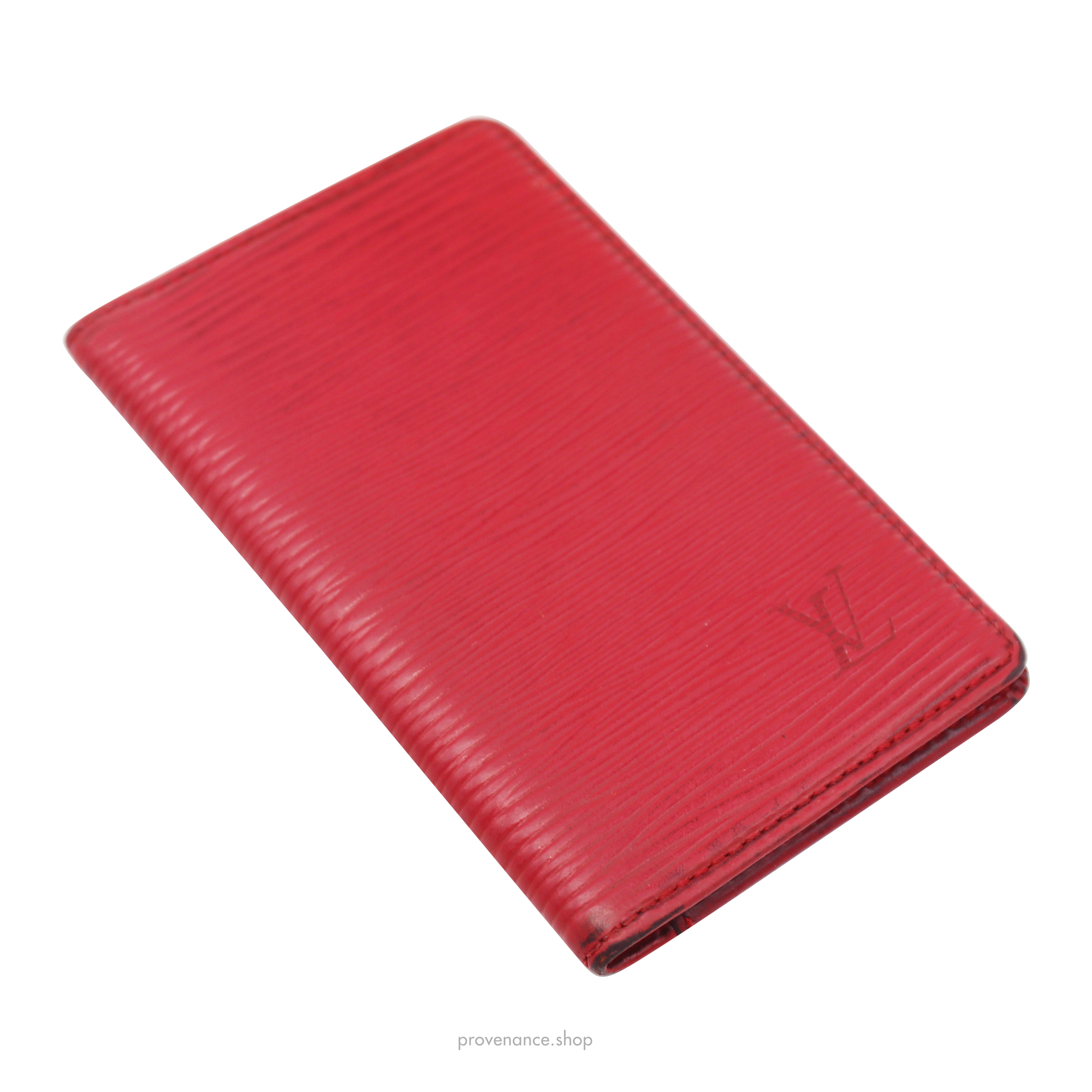Louis Vuitton Red EPI Leather Pocket Organizer