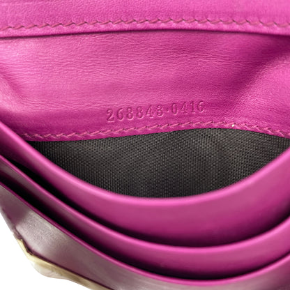 Gucci Pocket Organizer Wallet - Fuchsia MicroGuccissima