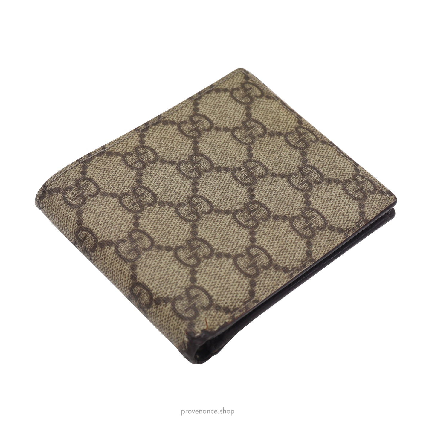 Gucci GG Supreme Bifold Wallet - Brown