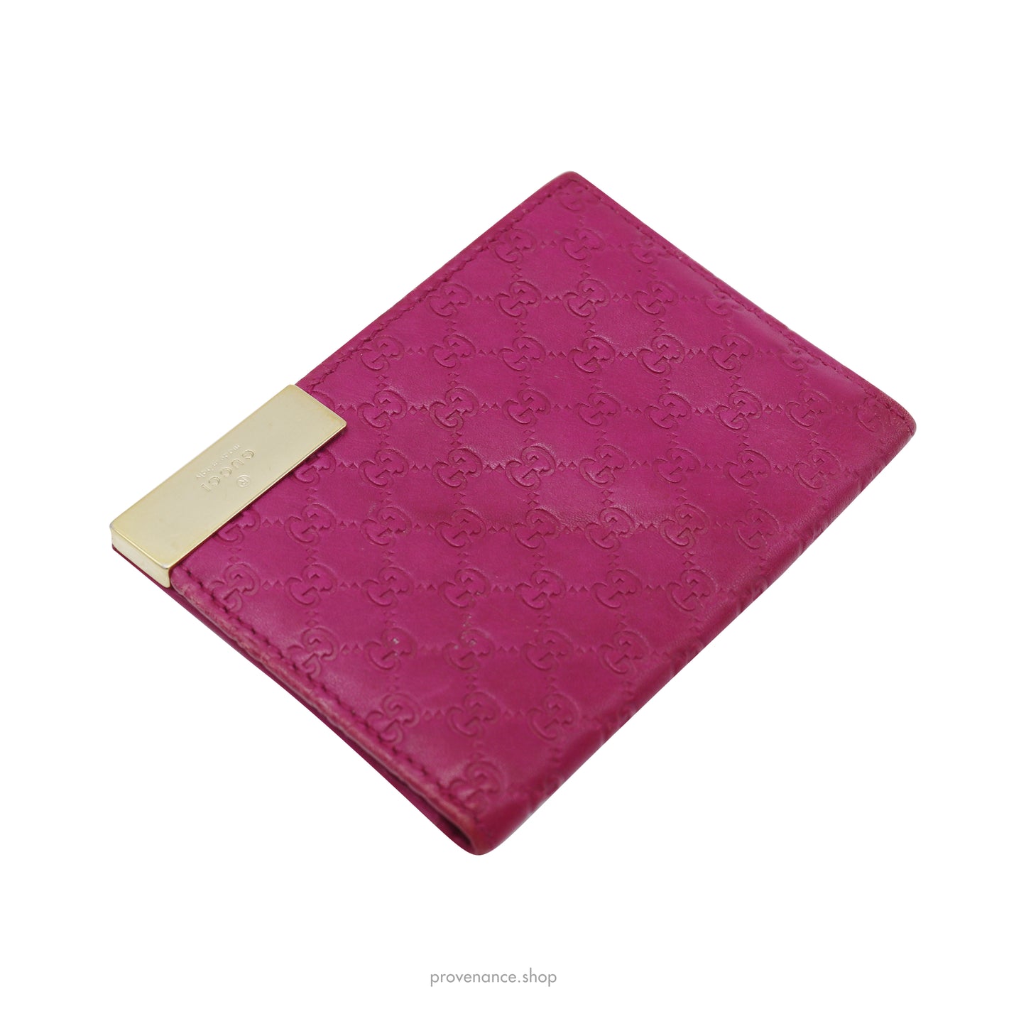 Gucci Pocket Organizer Wallet - Fuchsia MicroGuccissima