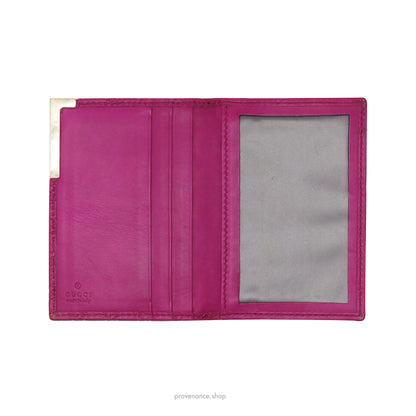 Gucci Pocket Organizer Wallet - Fuchsia MicroGuccissima