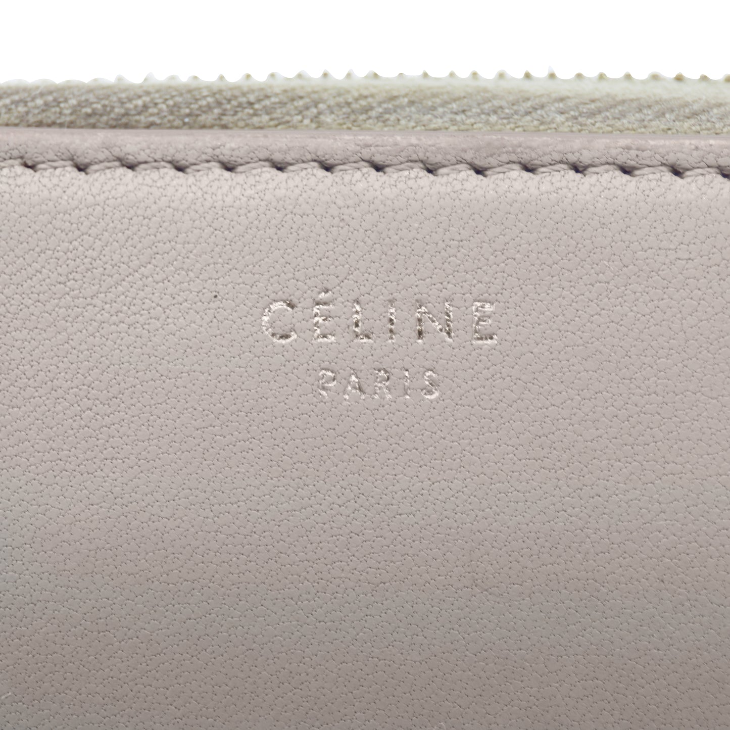 Celine Multifunction Zip Wallet - Grey/Red