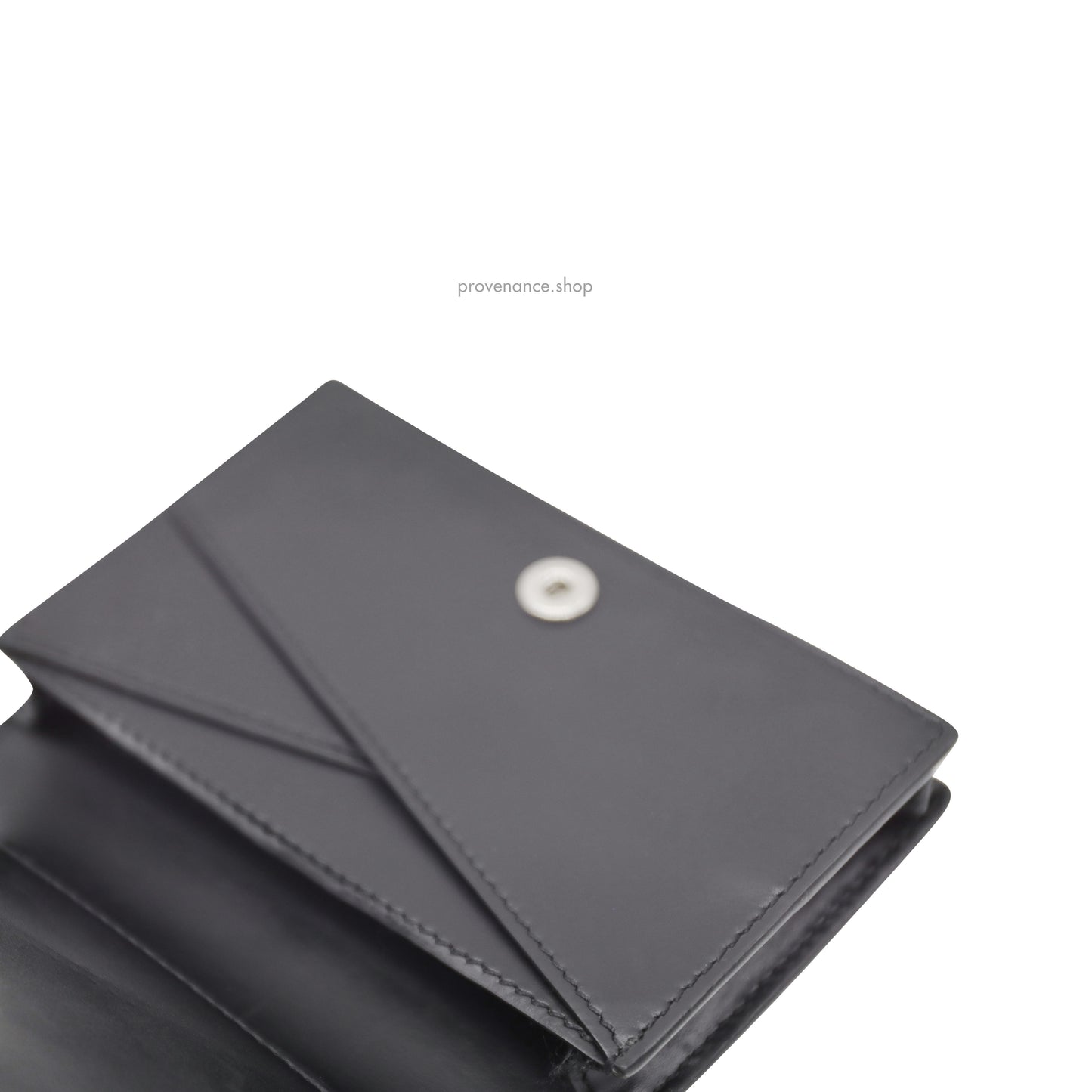 Givenchy Star Card Holder Wallet - Black Leather