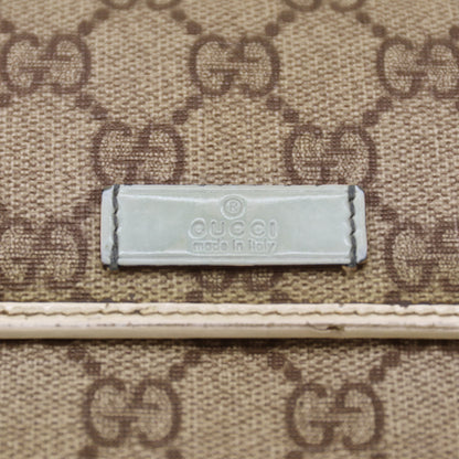 Gucci Long Wallet - GG Supreme Brown/White