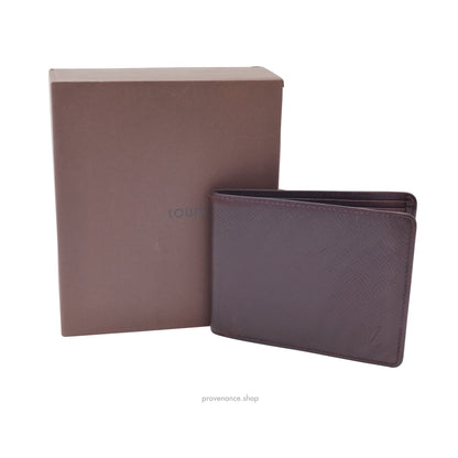 Louis Vuitton Slender Wallet - Taiga Acajou Leather