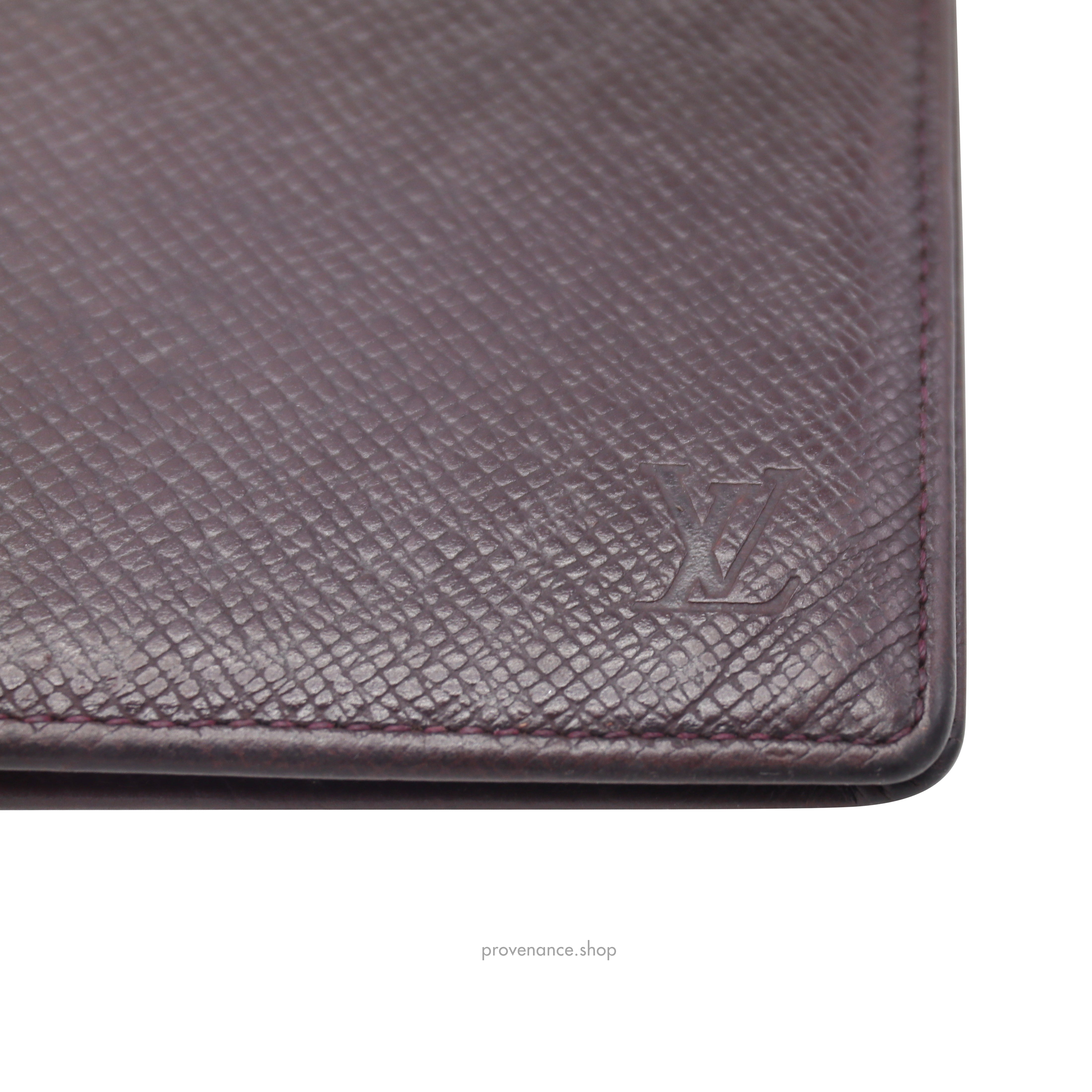 Louis Vuitton Slender Wallet Black Taiga