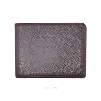 Louis Vuitton Slender Wallet - Taiga Acajou Leather