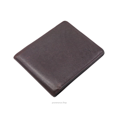 Louis Vuitton Slender Wallet - Taiga Acajou Leather