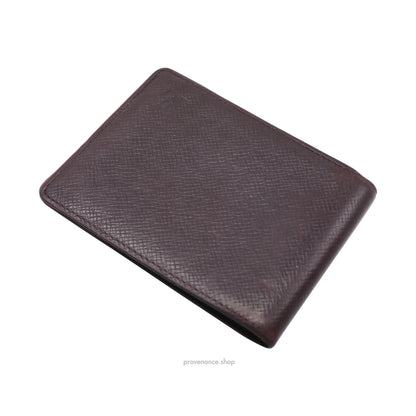 Louis Vuitton Slender Wallet - Taiga Acajou Leather