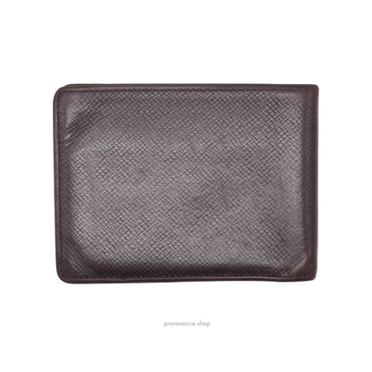 Louis Vuitton Slender Wallet - Taiga Acajou Leather