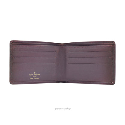 Louis Vuitton Slender Wallet - Taiga Acajou Leather