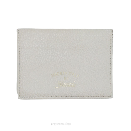 Gucci Pocket Organizer Wallet - White Tumbled Leather