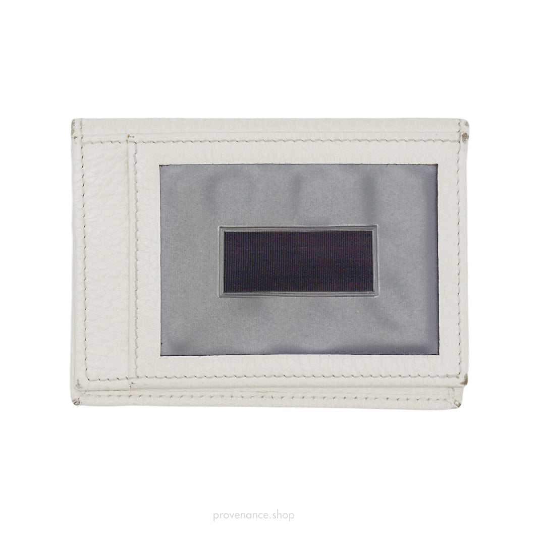 Gucci Pocket Organizer Wallet - White Tumbled Leather